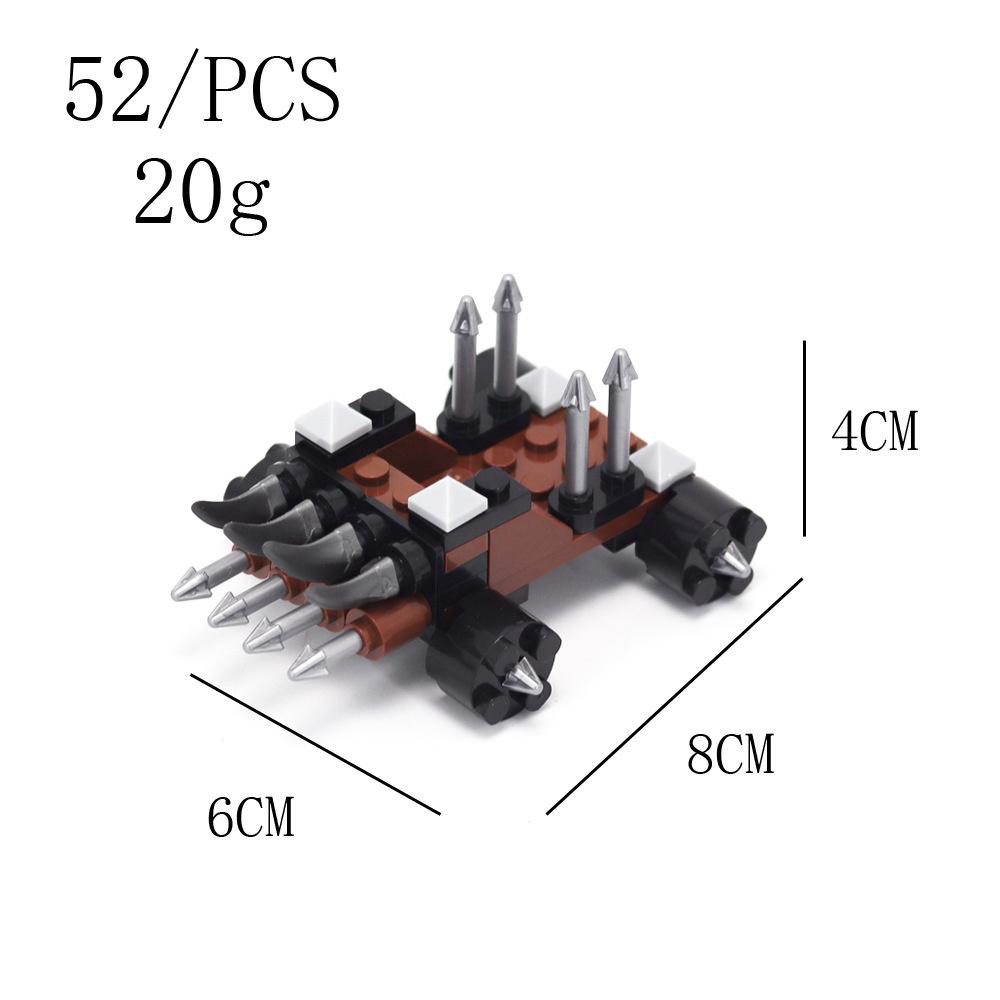 Город Творчество Военное Средневековье Оружие Древняя осадная техника Строительные блоки Кирпичи Детские игрушки своими руками Рождественский подарок