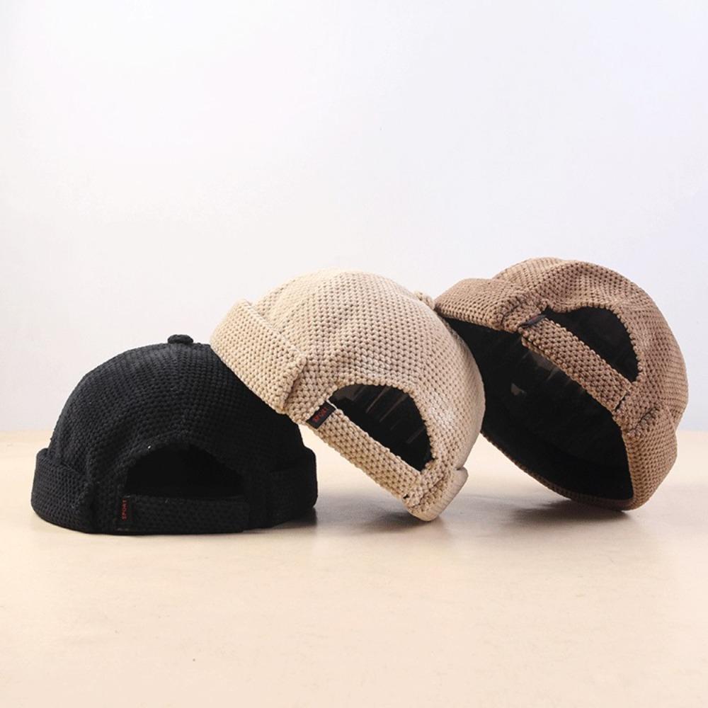 Ретро-купольная шапка-бини, хлопковая шляпа домовладельца, модная тюбетейка унисекс