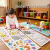Extra Long Kids' Graffiti Coloring Scroll: Wall-Stickable Canvas for Girls