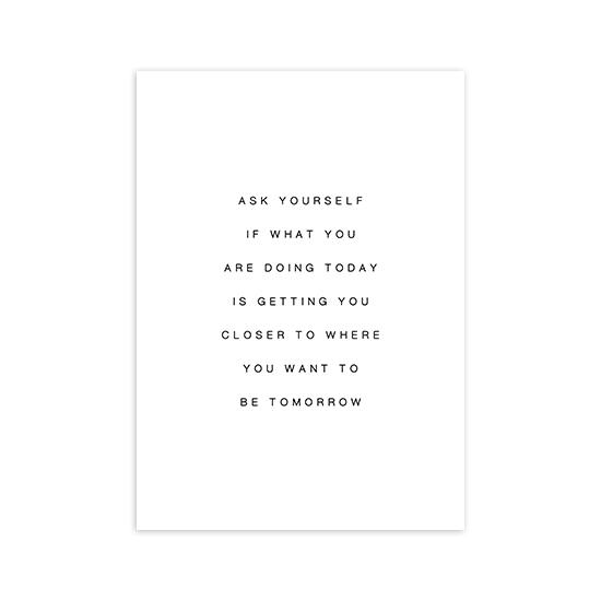 Canvas Painting Nordic Wall Art Motivational Quotes Text Posters And Prints Wall Pictures For Living Room Decoration Home Decor