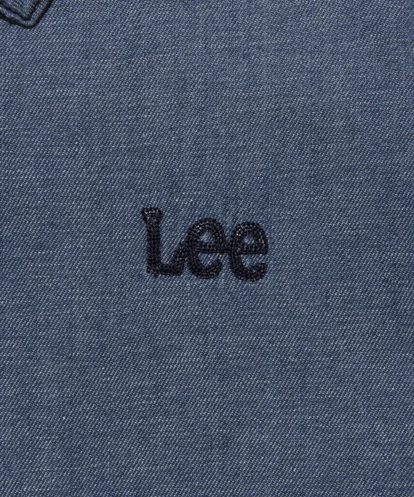 Джинсовый блузон-джемпер Lee из льна, цвет индиго.