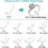 Transparent Invisible Ring Size Reducer 1Set Resizer Adjuster Hot Sale Size Adjustment Clip  Ring