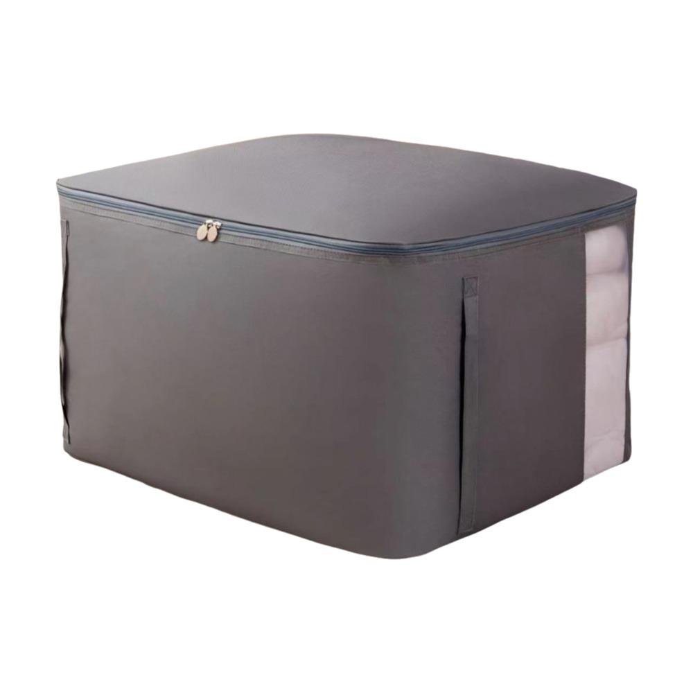 Oxford Cloth Cotton Quilt Storage Bag Visible Handheld Clothes Storage Bag Large Capacity Waterproof Luggage Storage Bag