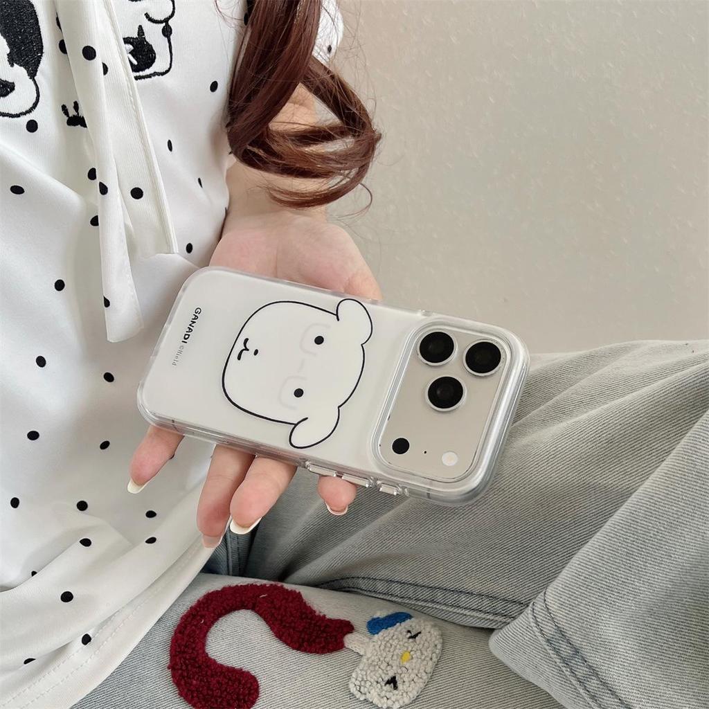 Мультяшный двухслойный противоударный чехол с щенком для iPhone 14/13, Apple 17/16/15 PROMAX