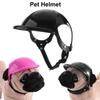 Головные уборы для кошек Собачьи шлемы с отверстиями для ушей Регулируемый ремешок Шляпа-шлем для питомца Каска Фотоаксессуары Шлем для езды на питомце Товары для питомцев
