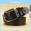 Fashionable Waist Leather Belt Hollow Pattern Metal Pin Closure Casual Outfits