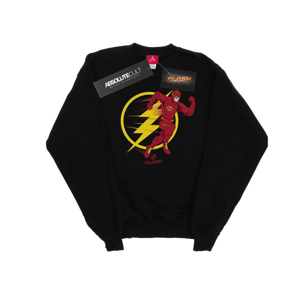 DC Comics Womens/Ladies The Flash Running Emblem Sweatshirt