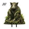 Enchanting Pathway Yard Art Woodland Spirit Garden Stake, Forest Animal Decor, 3D Rustic Lover Gifts Statue for Fairy Patio Planter & Outdoor Display