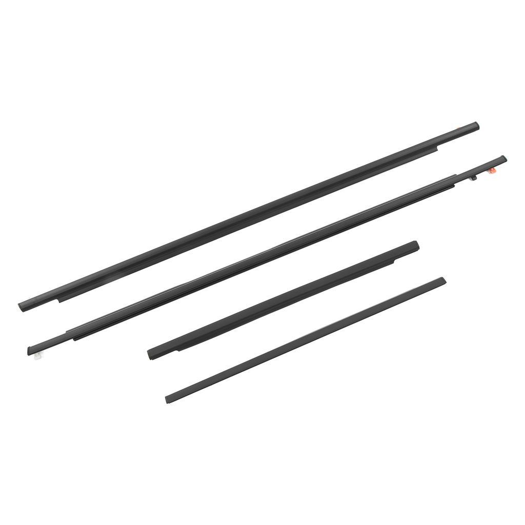 4 Pcs Front Rear Door Weatherstrip 68163?35041 Door Window Belt Molding Weatherstrip for FJ Cruiser