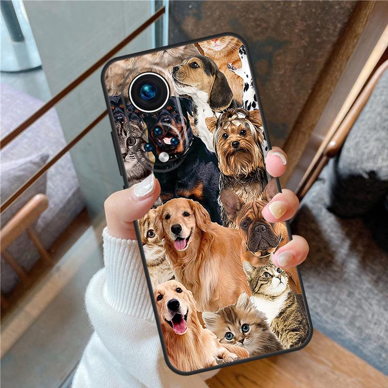 Чехол-обложка с узором из французских бульдогов и биглей Для Honor Magic 8 Pro 7 6 5 Lite Для Honor 200 400 50 70 90 X8a X8b X9a X9b X9c