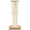 3 In 1 Cat Scratching Post 87cm Cat Scratcher W Track Ball Toy Oak Tone