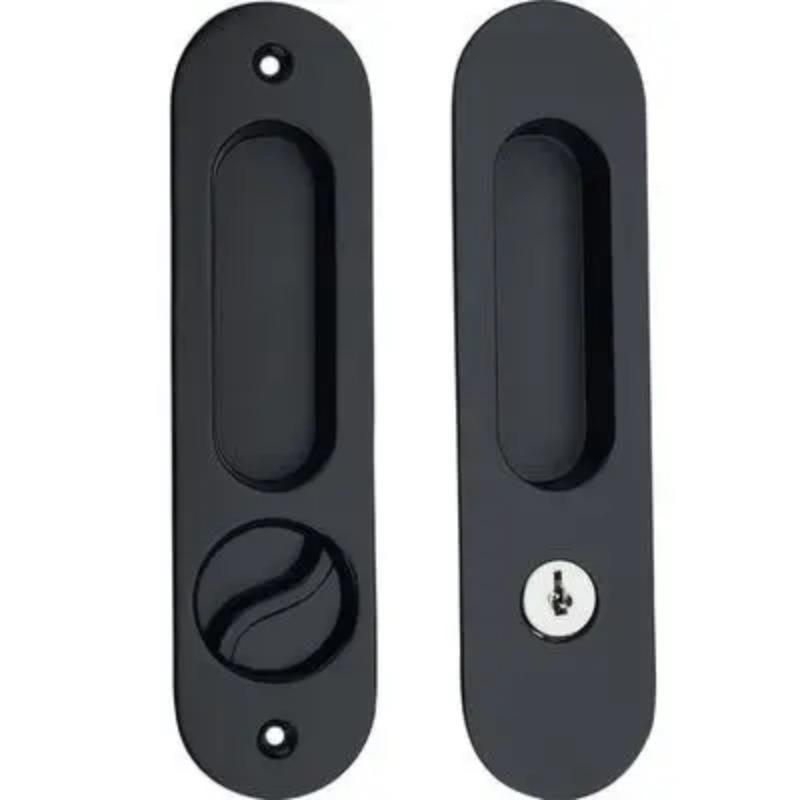 5 стилей раздвижной дверной замок для ванной комнаты и туалета, крючок для замка с невидимым перемещением, дверной замок с ключами