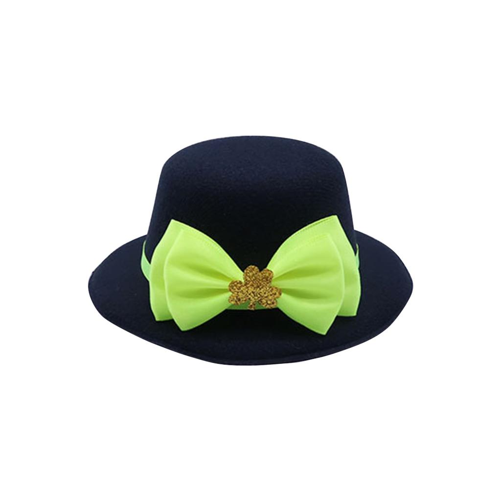 Реквизит для костюмов ко Дню Святого Патрика, аксессуары для волос, ирландская шляпа, заколка для волос, головной убор