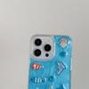 3D Чехол для телефона с океанской тематикой для серии iPhone 12-17 — Милый дельфин, Рыба, Медуза и Коралл