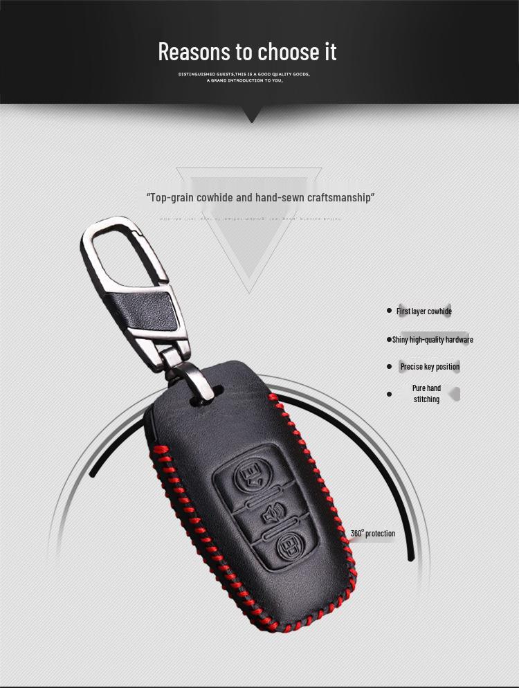 Compatible Key Case for Great Wall Haval H6 Coupe, H2S, M6F5, H4, F7X Sport Edition