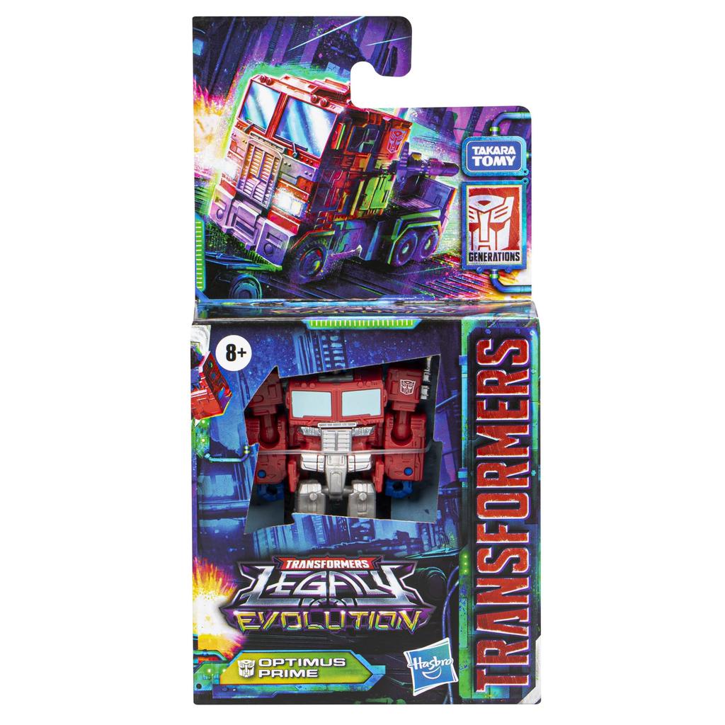 Transformers Legacy Evolution Core Class Optimus Prime Toy, 3.5-inch, for Boys and Girls, Ages 8 and Up