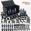 Container Combat Military Building Block Set Small Particles Mosaic Police Doll Toy Bag