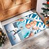 Erling Haaland Printed Crystal Velvet Rug Non‑Slip Crystal Velvet Carpet For Sofa Bedroom Indoor Home Decoration