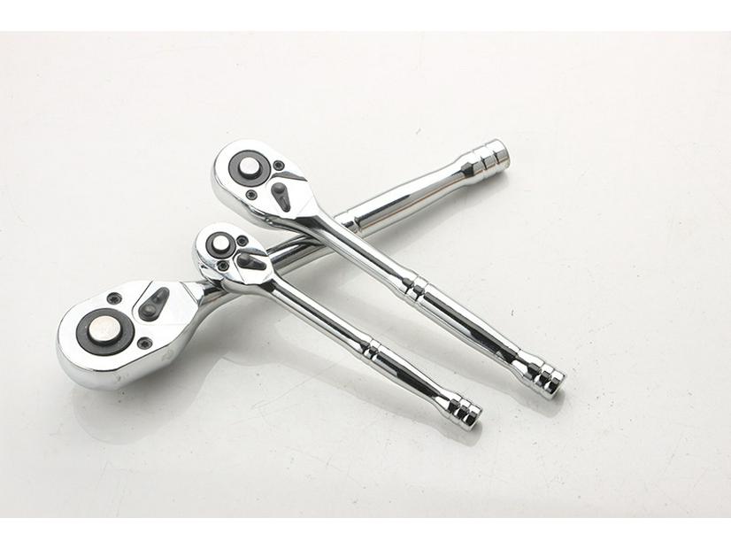 Набор гаечных ключей с храповым механизмом Gourd Handle на 24 зуба – большие, средние и маленькие головки для авторемонта