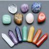 14PCS Natural Stone Set 7 Chakra Reiki Healing Stone Quartz Mineral Ornament Healing Gemstone Home Decoration Craft Stones Gifts