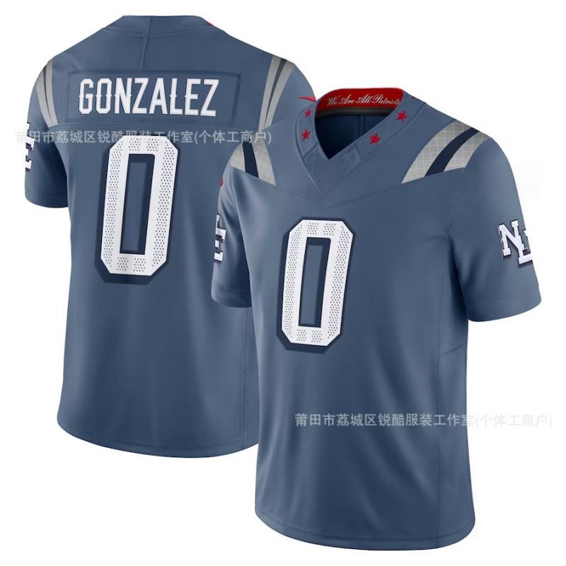 New England Patriots NFL Style Embroidered Short Sleeve Jersey Men Women Youth Rugby Fan Apparel
