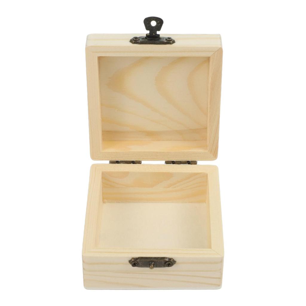 Коробка для хранения Дом Домашний органайзер Деревянная крафт-коробка