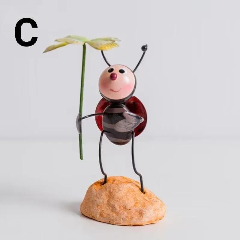 Креативный мультяшный маленький божья коровка исцеляющие маленькие украшения гостиная компьютерный стол ТВ-тумба современное украшение для дома и сада