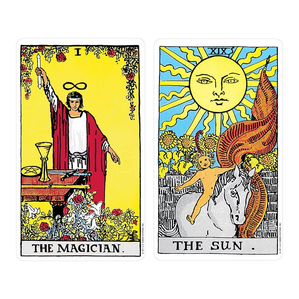 Набор карт Таро Канчаро Пластиковый Включает Японские Инструкции к картам Таро Мешочек 78 карт [100% Таро Райдера-Уэйта] & (аутентичный)