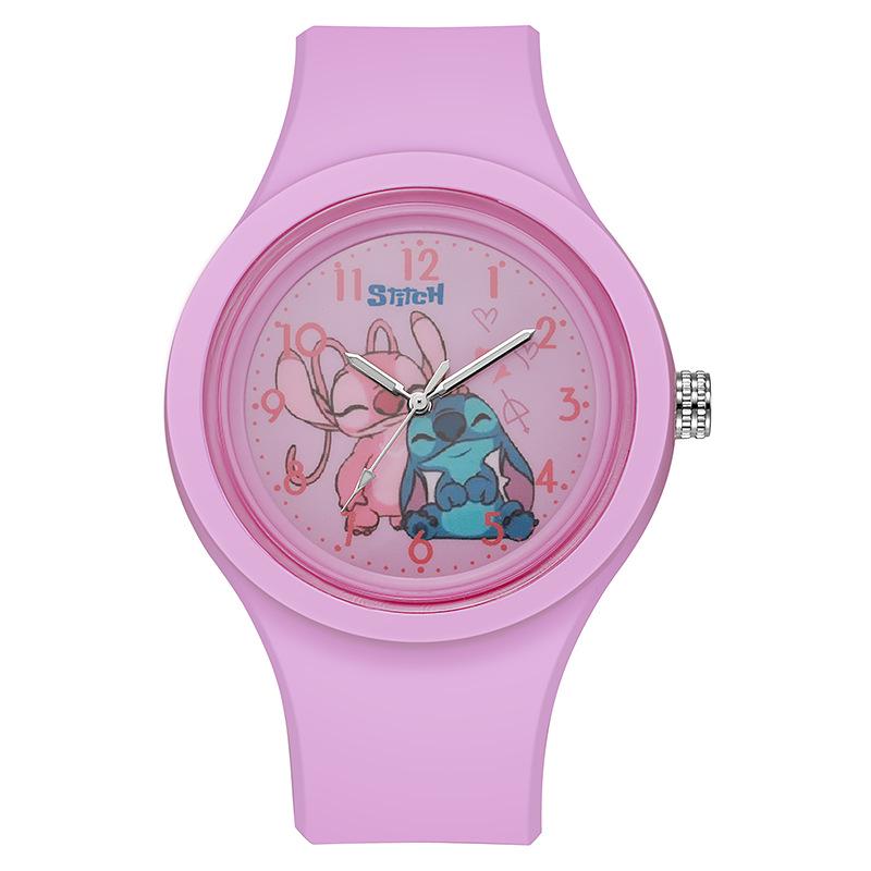Cute Cartoon Silicone Watch - Candy Colors, Round Face - Perfect for Middle Schoolers