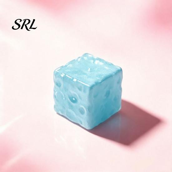 Slow Rebound Cheese Toy Fake Stress Relief Toy, Squeezable Cube Sensory Pinch Anxiety Relieving Hand Exercise for Kids and Adults Squeeze