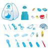 Doctor Kits for Kids with Medical Tent Doctor Coat Cap Stethoscope Dental Tools Kids Doctors Play