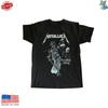 Футболка Metallica And Justice For All Винтажная футболка хэви-метал группы Рок-концерт Унисекс футболка