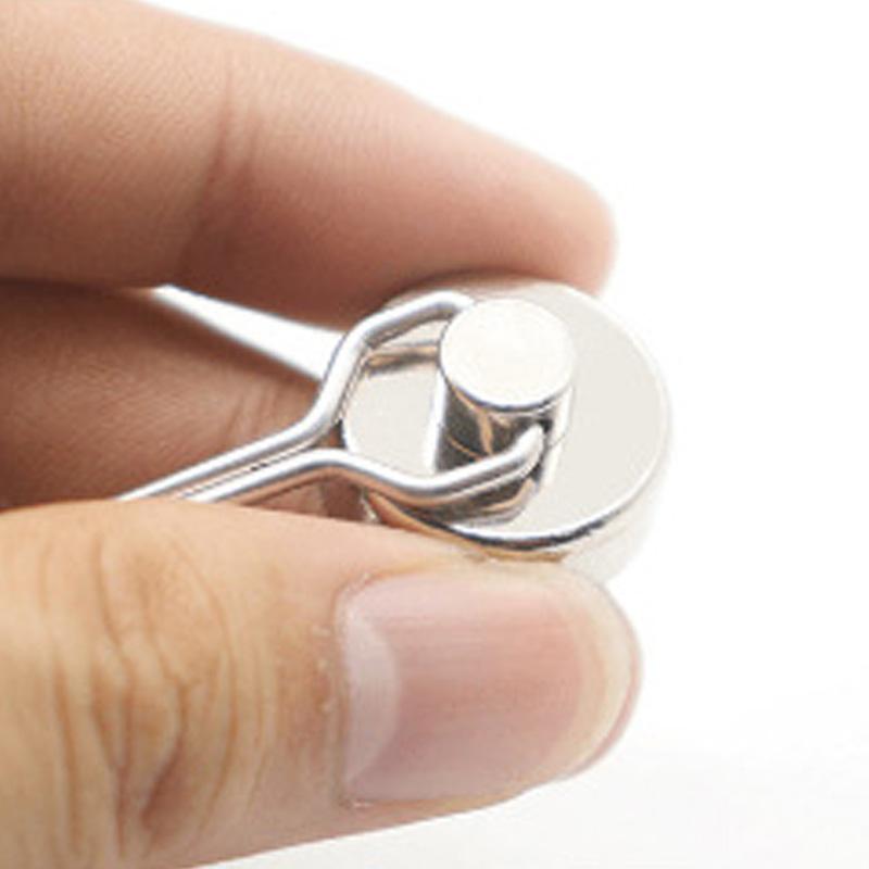 1PC Strong Magnetic Hook Heavy Duty Neodymium Magnets Wall Hooks for Home Kitchen Bar Cup Key Holder Multi-Purpose Sticky Hooks