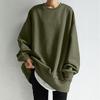 Loose Winter Sweatshirt for Women Turtleneck Round Neck Top