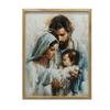 Holy Family - Miracle of Christmas Holy Family - Miracle of Christmas, 50X70 Cm, Gold Aluminum Frame, 230 Gsm Matte Paper