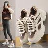 Step On Shit Cotton Shoes Dad Shoes Women's Autumn 2024 New Popular Foot Small Size 34 Student Running Sports Shoes