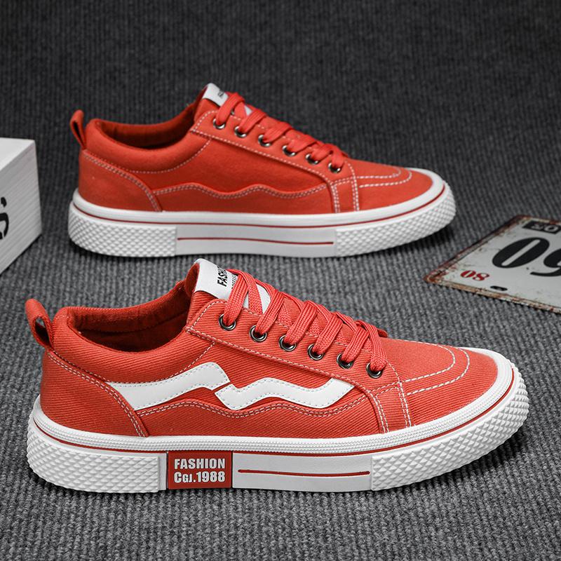 Hot Sale Green Men's Canvas Shoes Lightweight Casual Shoes Men Canvas Sneakers Trendy Breathable Vulcanized Shoes Man Espadrille