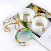 Clear Epoxy Resin Molds Silicone Bangle Molds Flower 1Pc Handmade Transparent