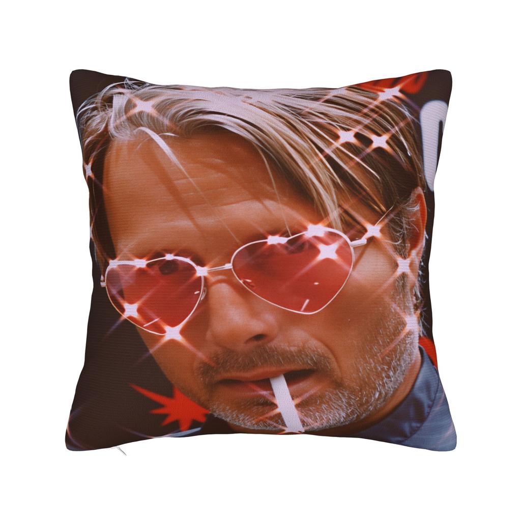 Mads Mikkelsen HHannibal Наволочка для подушки Модная наволочка для гостиной дивана Удобные наволочки Подарок