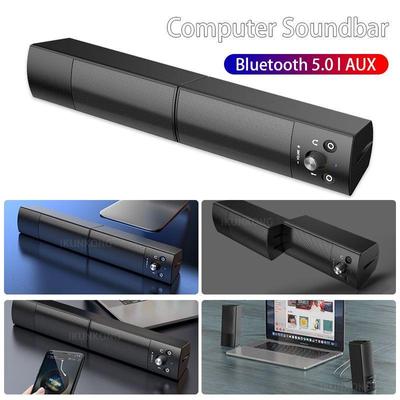 Компьютерный динамик с микрофоном — подключение Bluetooth, воспроизведение через AUX и USB, настольный сабвуфер для улучшения качества звука