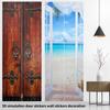 Наклейка на стену для двери Простая в использовании наклейка для декора двери Водонепроницаемый постер для двери Пыленепроницаемые обои для двери Съемная виниловая дверь