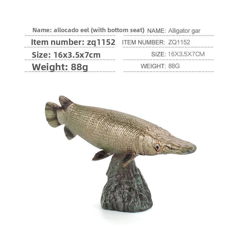 Piranha Marine Life Fish Model Pvc Educational Display With Base For Science Enthusiasts