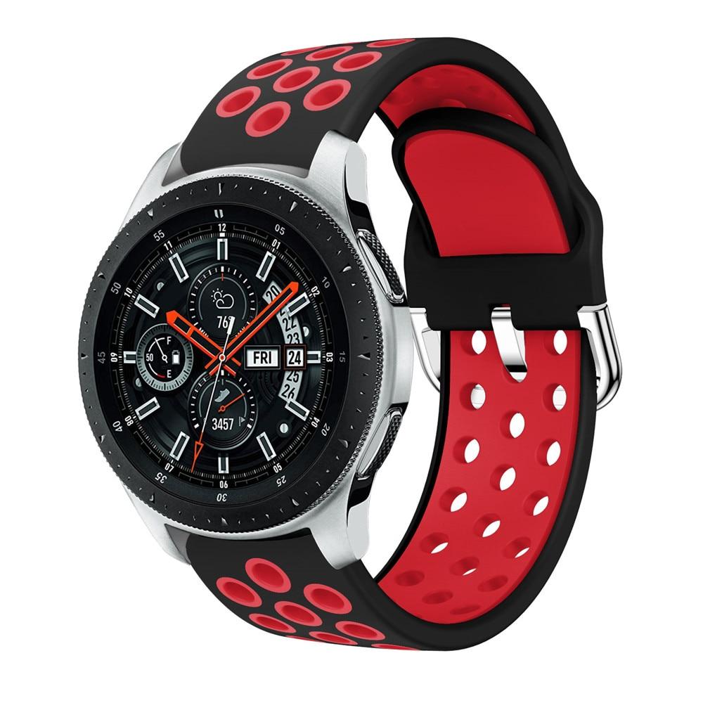 Силиконовые браслеты 22 мм для Samsung Galaxy Watch 46 мм Gear S3 Classic/Frontier Galaxy Watch 3 45 мм браслет для Huawei GT ремешок