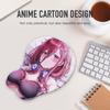 Квинтэссенция Quintuplets Nakano 3D коврик для мыши с грудью, силиконовая подставка для запястий, коврик для мыши в стиле аниме, коврик для мыши на груди, креативный коврик для рук