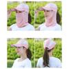 Quick-dry Hat Wide Brim Baseball Cap Sun Hat Face Cover Cap Breathable Sun Protection Hat  Men