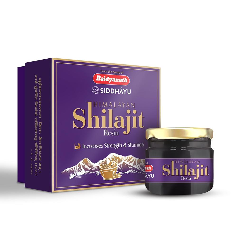 Baidyanath Asli Ayurved Himalayan Shilajit Resin 20Gm Pack Of 1 For Energy Stamina Performance