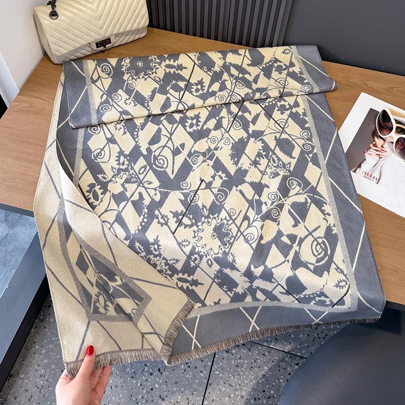 Casual Versatile Scarf To Keep Warm, Outer Coat Shawl, Winter High-End Warm Scarf