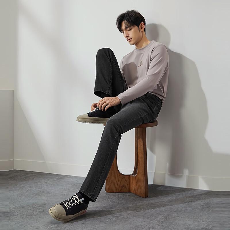 Мужские джинсы прямого кроя стрейч Septwolves