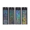 4 Styles Star Theme 3D Holographic Laser Silver Stickers For Hand Account Scrapbooking DIY Collage Phone Case Frame Decoration