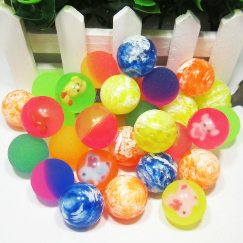 1 шт. 27 мм надувной мяч высокого качества детский эластичный резиновый мяч детский пинбол